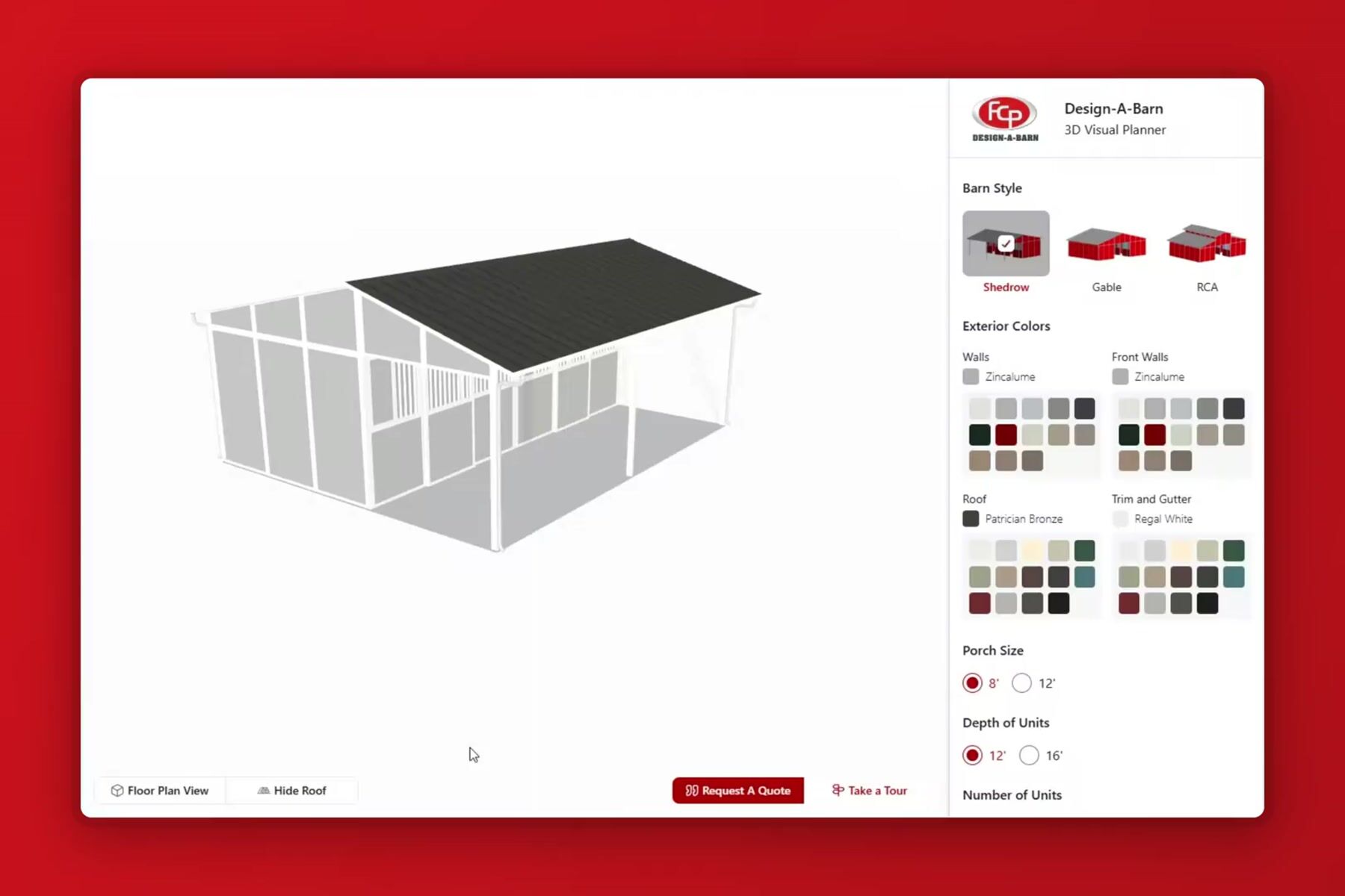 Design a Barn configurator demo